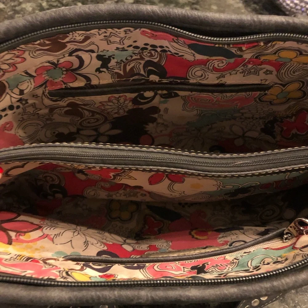Montana West Embroidered Sugar Skull Shoulder Bag- NWT